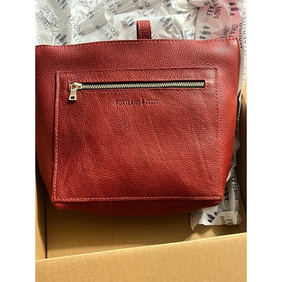 portland leather goods Handbags - Portland leather chili red small tote backpack
